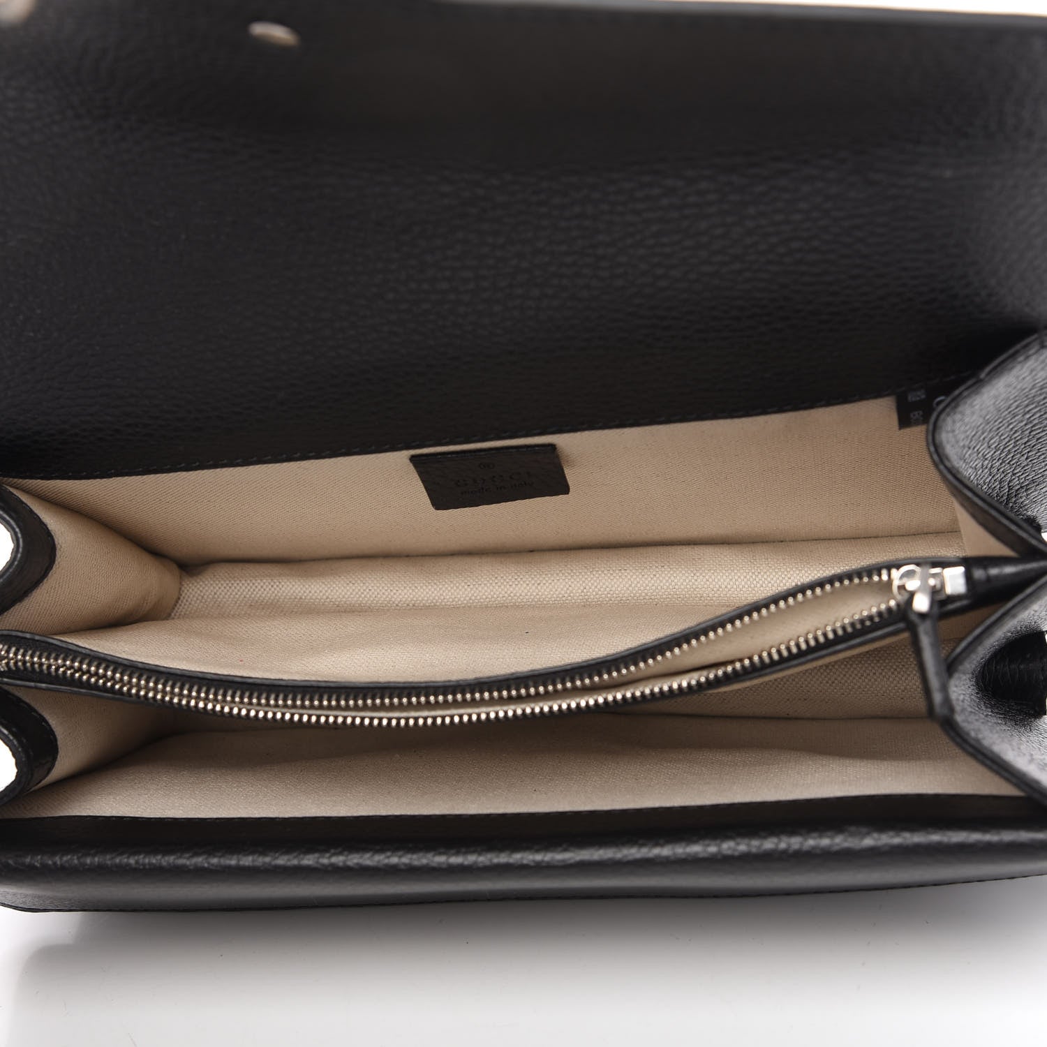 Gucci Pebbled Calfskin Small Dionysus Shoulder Bag Black 5 of 10