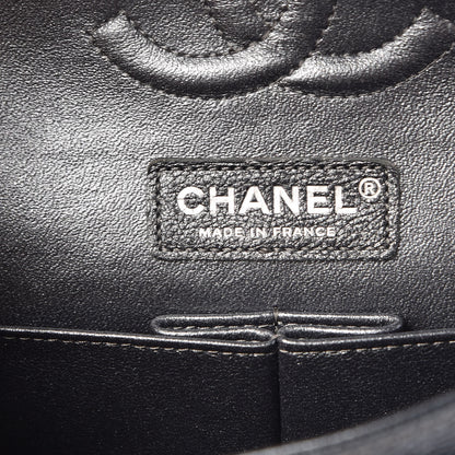 Chanel Pearly Caviar Quilted Medium Double Flap Grey 6 of 10