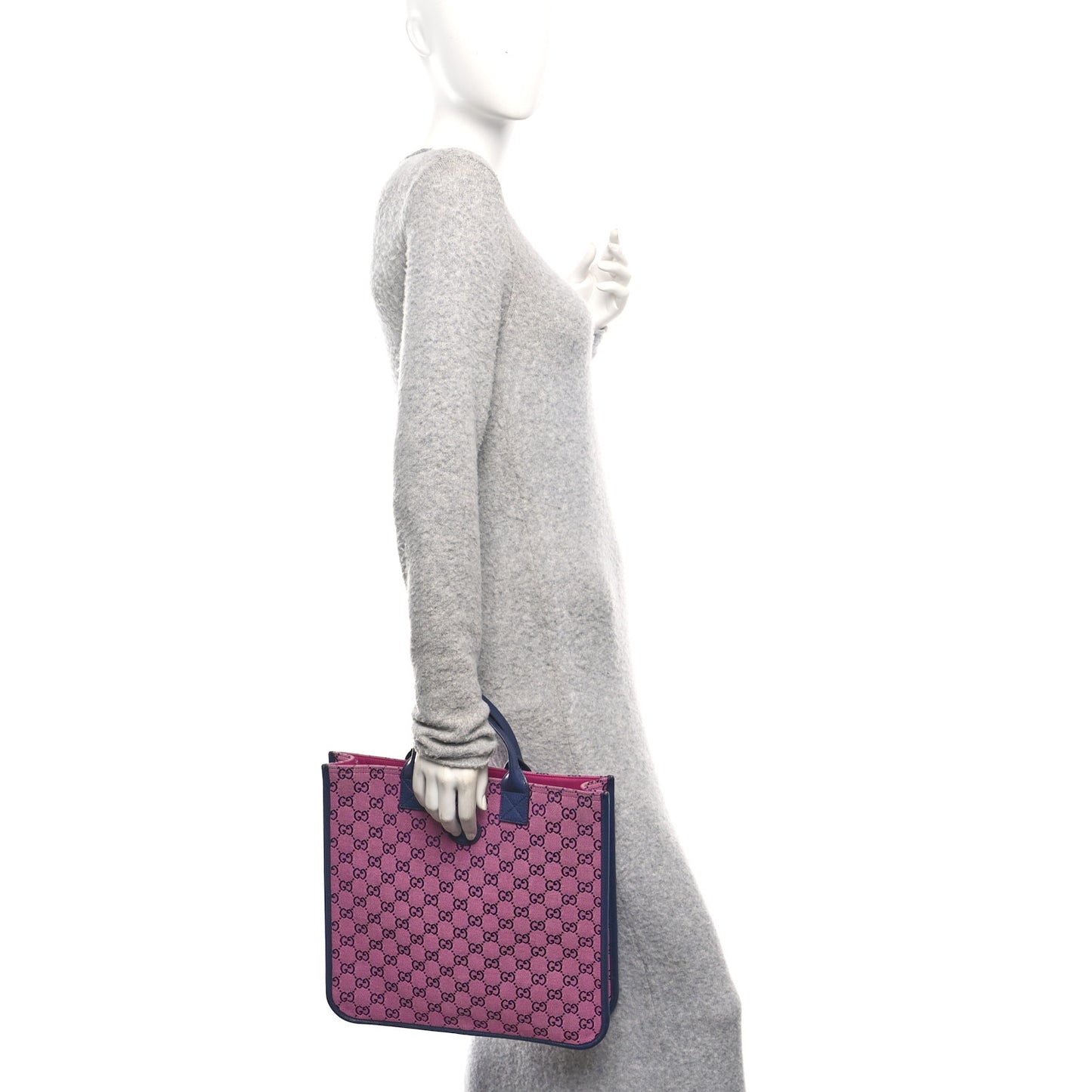 Monogram Multicolor Small Retro Interlocking G Childrens Tote Pink Blue