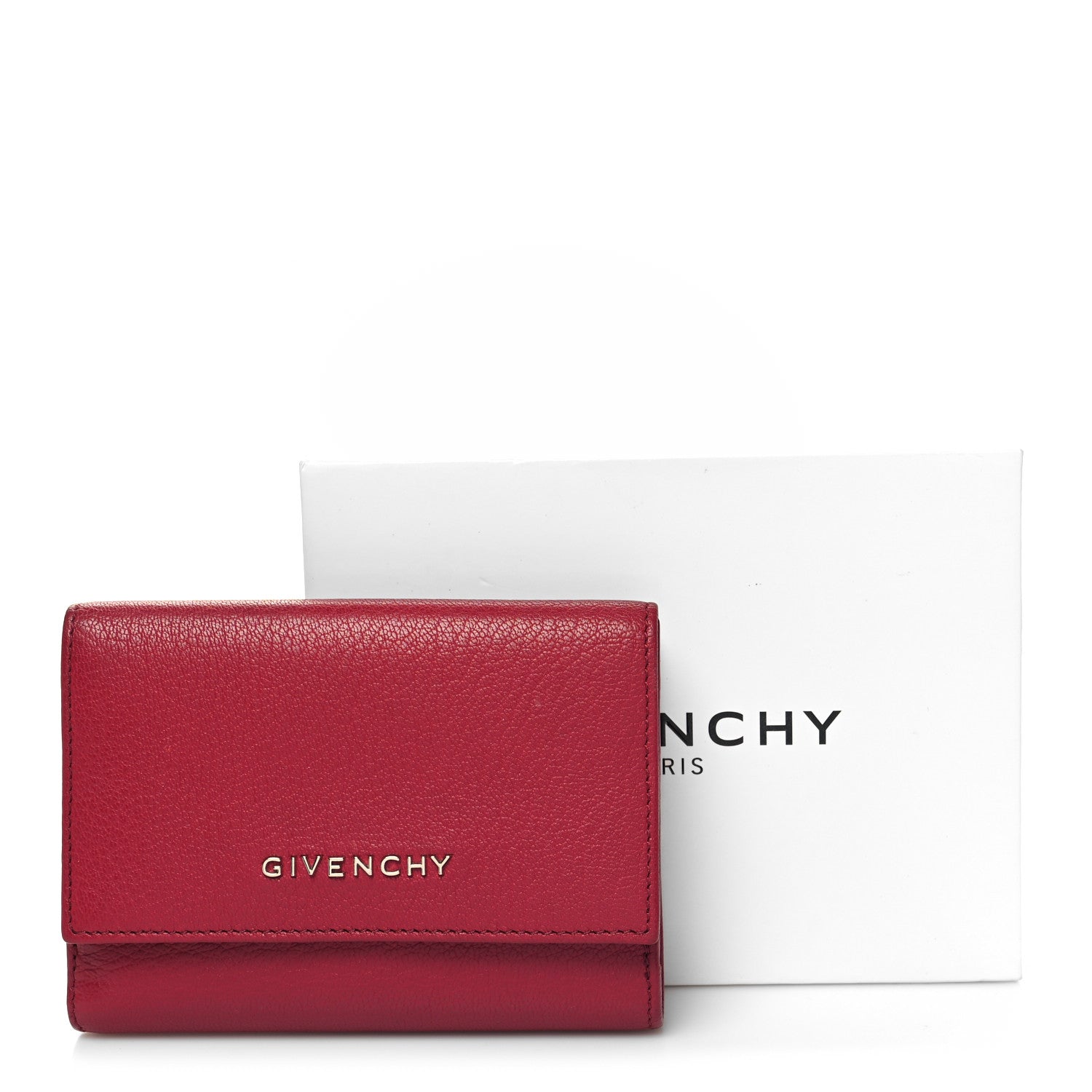 Givenchy Goatskin Pandora Wallet Raspberry 10 of 10