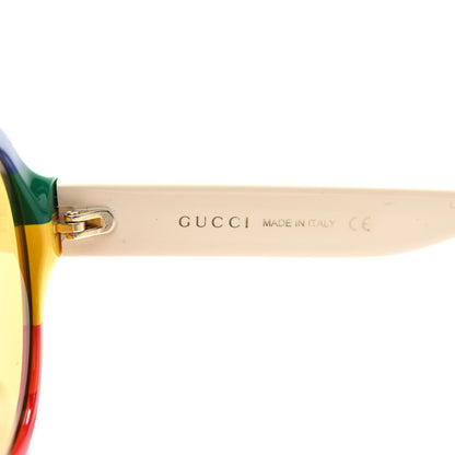 Gucci Round Web Sunglasses GG0280SA Light Beige Multicolor 5 of 7