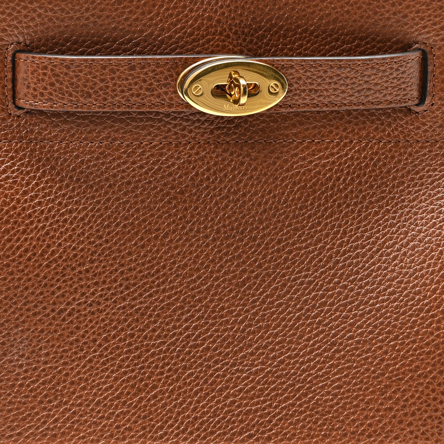 Grained Calfskin Islington Bucket Bag Oak