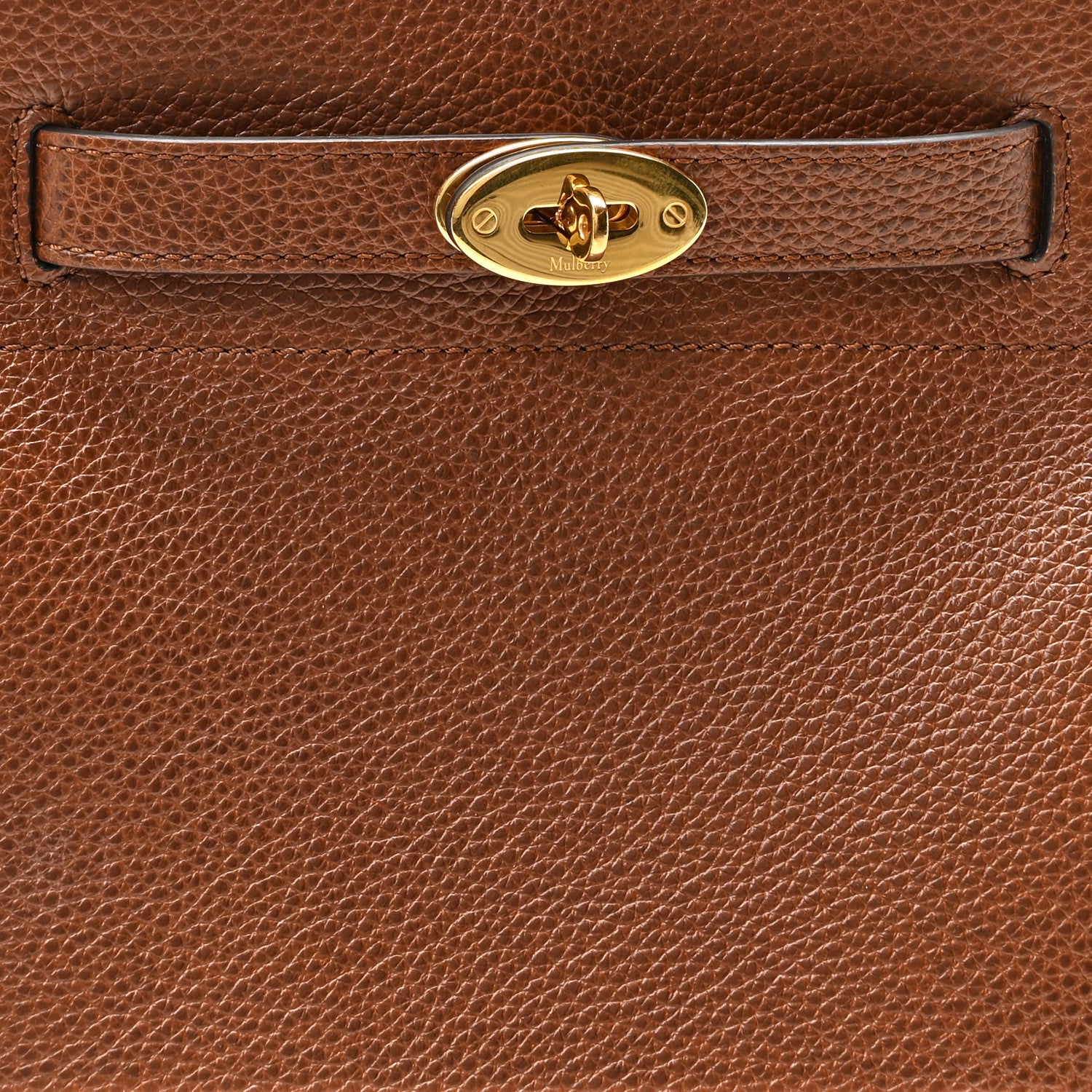 Mulberry Grained Calfskin Islington Bucket Bag Oak 7 of 9