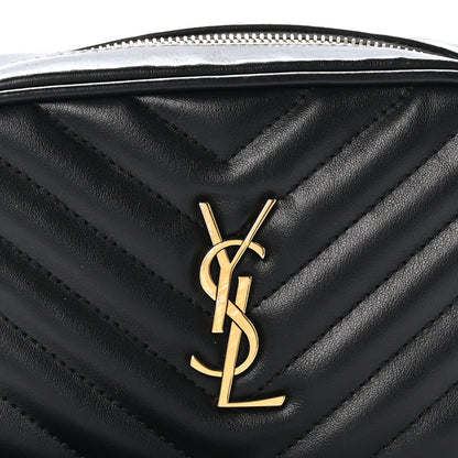 Saint Laurent Calfskin Matelasse Monogram Lou Belt Bag Black 8 of 11