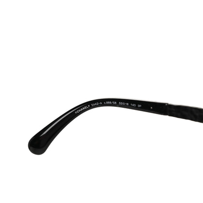 Chanel Acetate Metal Polarized Rectangle Sunglasses 5442 Black 6 of 6
