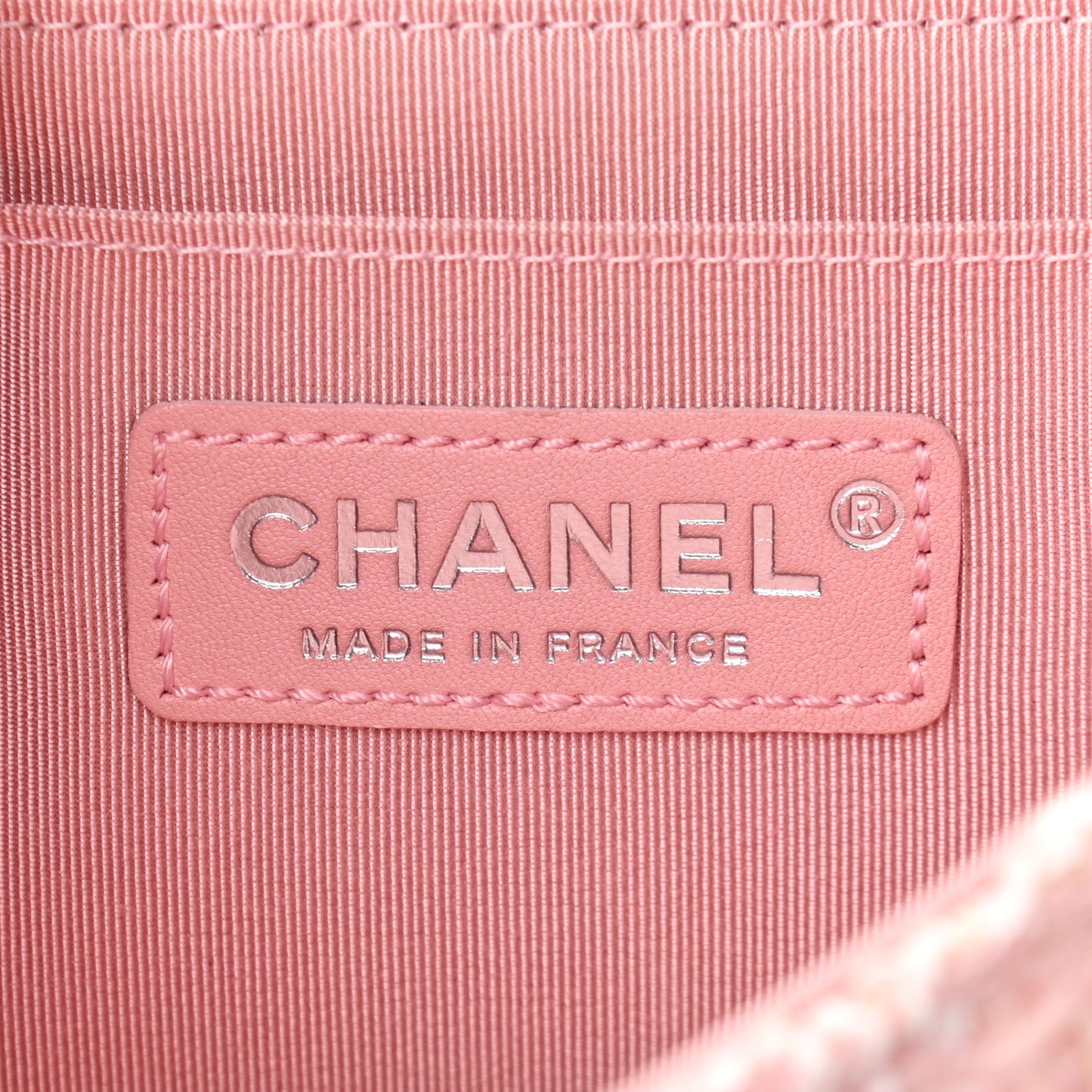 Tweed Braid Mini Reissue Square Flap Pink