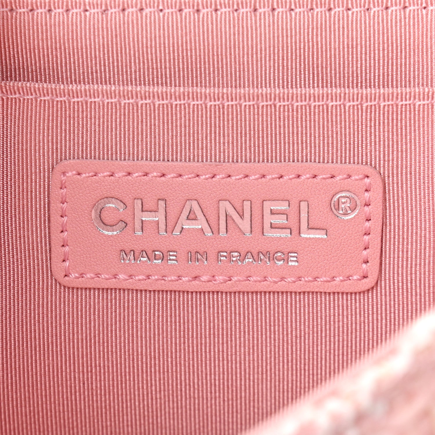 Chanel Tweed Braid Mini Reissue Square Flap Pink 5 of 8