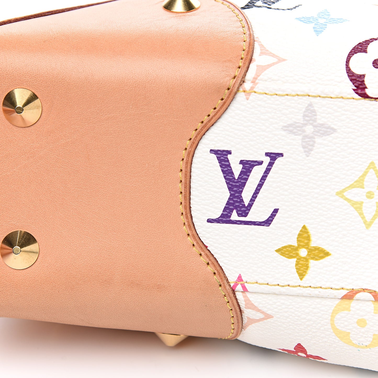 Monogram Multicolor Judy MM White
