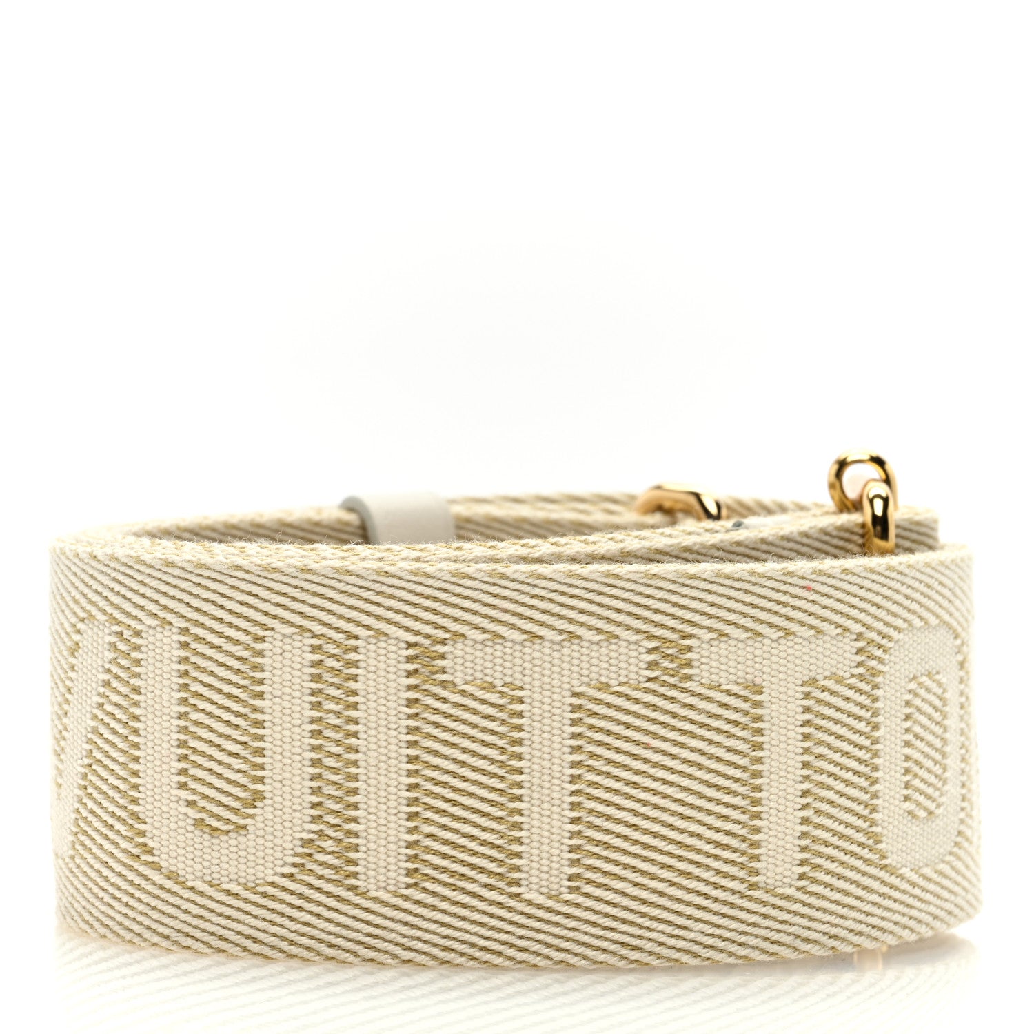 Louis Vuitton Jacquard Adjustable Shoulder Strap New Cream 2 of 4