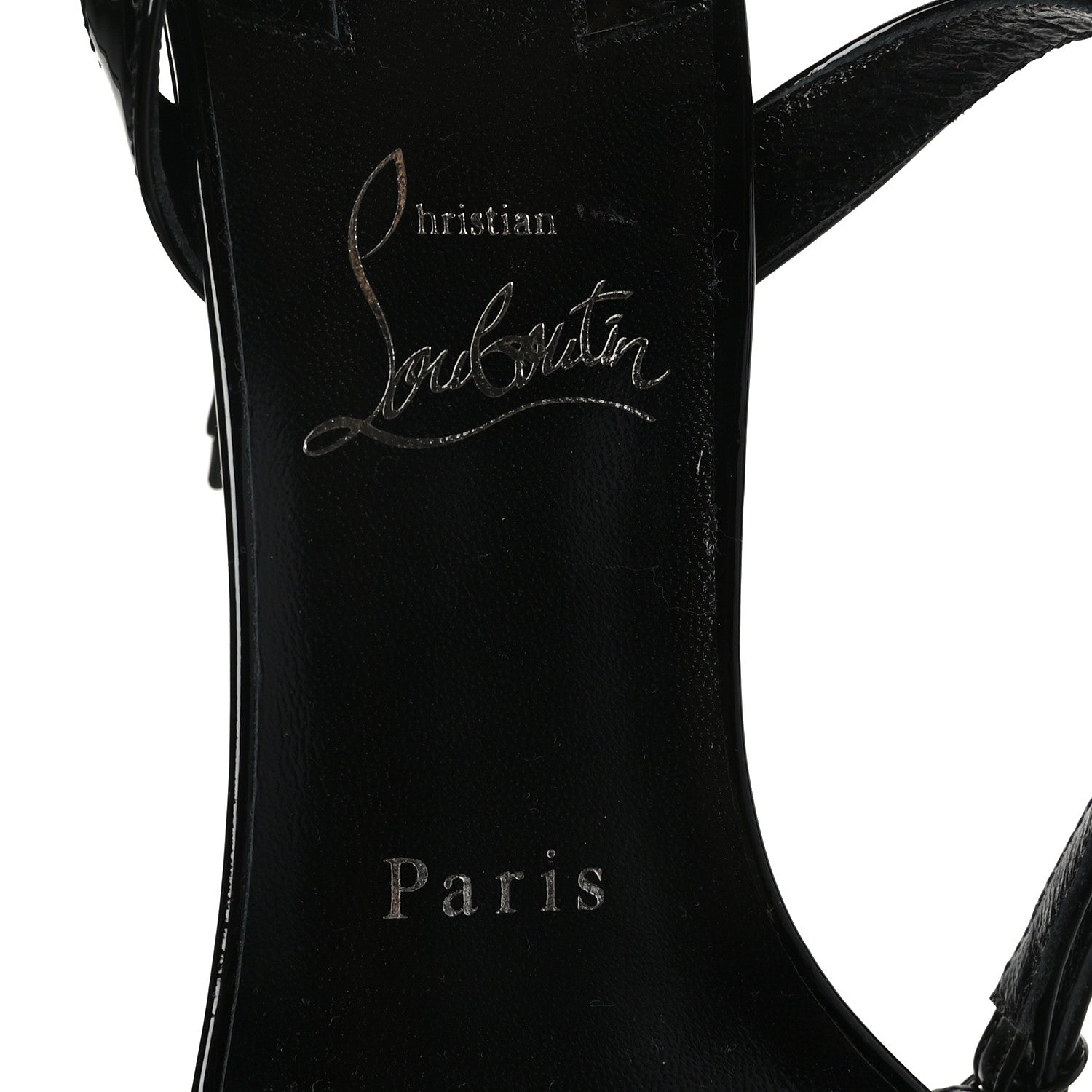 Christian Louboutin Patent Asteroispikes 85 Studded Sandals 38 Black 6 of 7