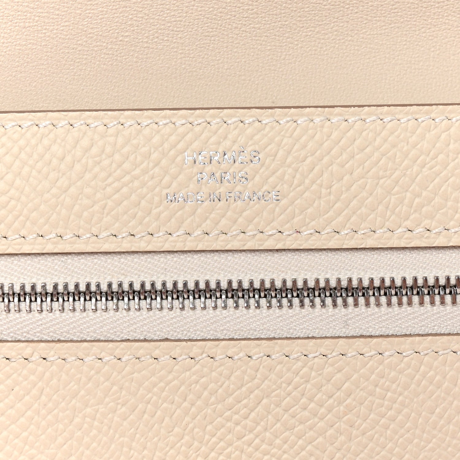 Hermes Epsom New H Passant Toutenmain Wallet Craie 6 of 8