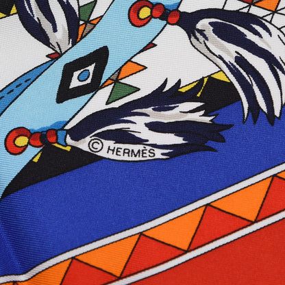 Hermes Silk Les Chevaux Qataris Scarf 90 4 of 5