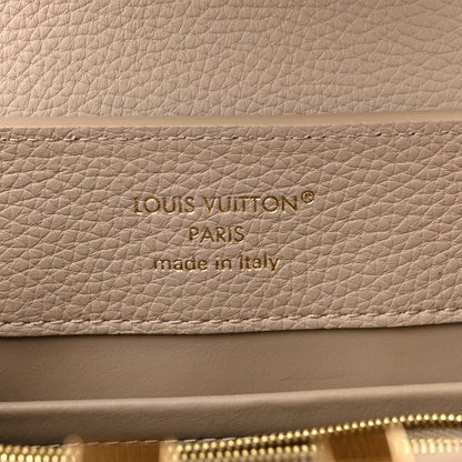 Louis Vuitton Taurillon Capucines BB Galet 6 of 9