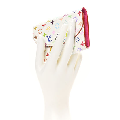 Louis Vuitton LV X TM Monogram Multicolor Rosalie Coin Purse White Kawaii Pink 2 of 9