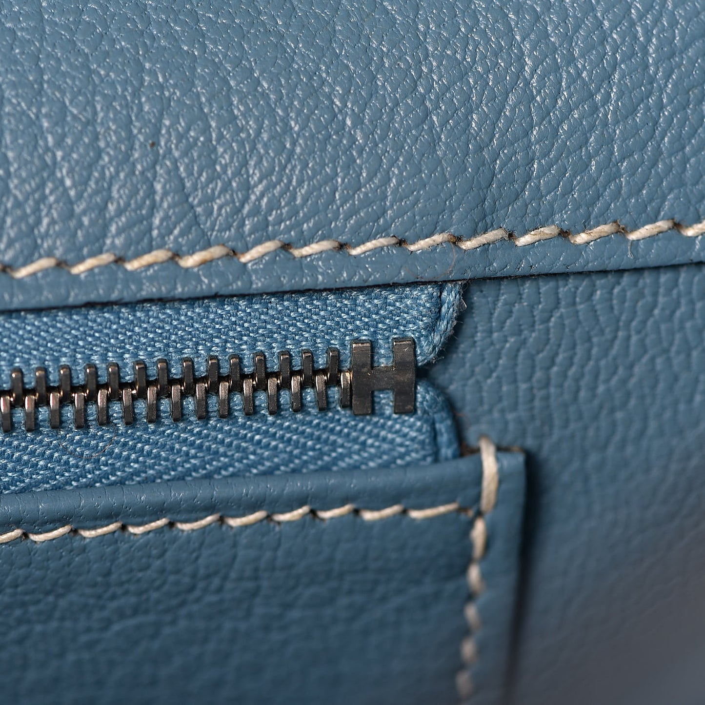 Togo Birkin 35 Blue Jean