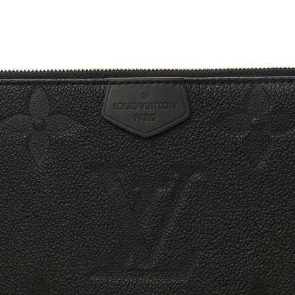 Louis Vuitton Empreinte Monogram Giant Multi Pochette Accessories Large Pochette Black 4 of 7