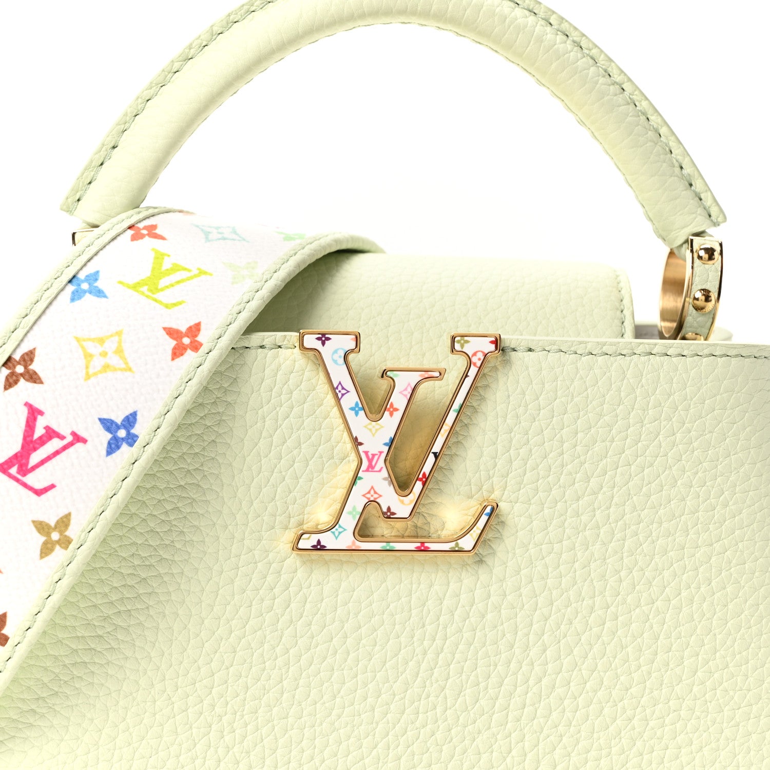 Louis Vuitton LV X TM Taurillon Mini Capucines Green 7 of 10