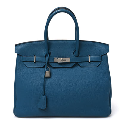 Hermes Togo Birkin 35 Cobalt 1 of 10