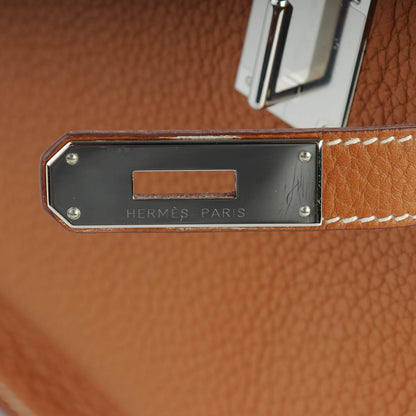 Hermes Taurillon Clemence Jypsiere 28 Gold 5 of 9