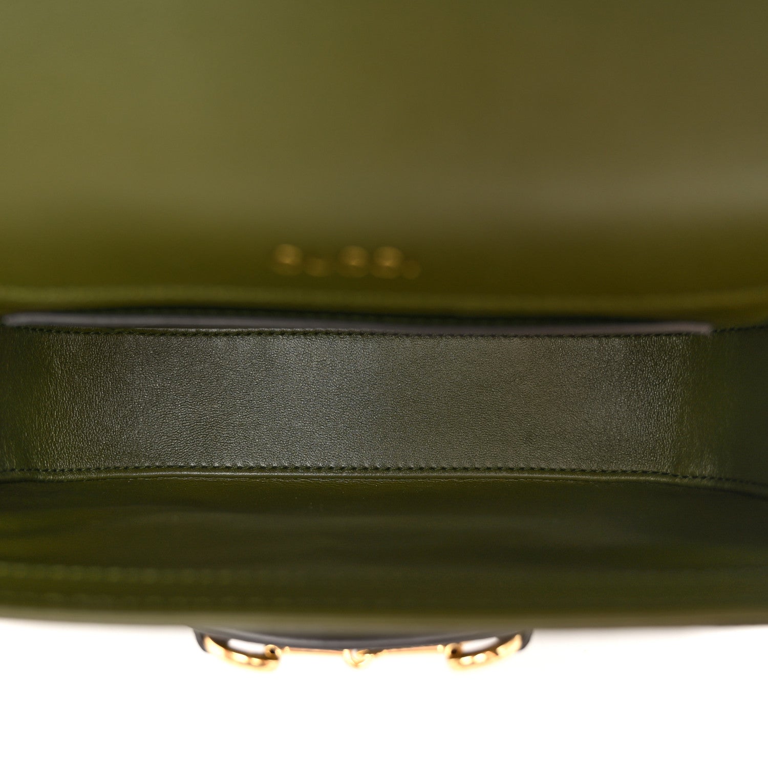 Gucci Lizard Web Mini Horsebit 1955 Shoulder Bag Green 5 of 11