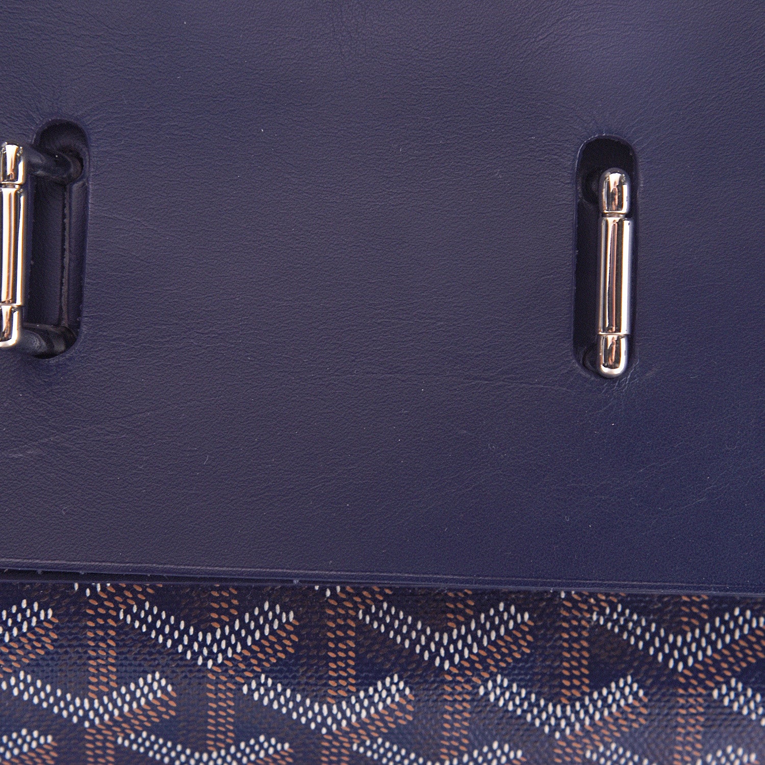 Goyard Goyardine Steamer Bag Navy 10 of 12