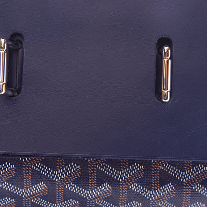 Goyard Goyardine Steamer Bag Navy 10 of 12
