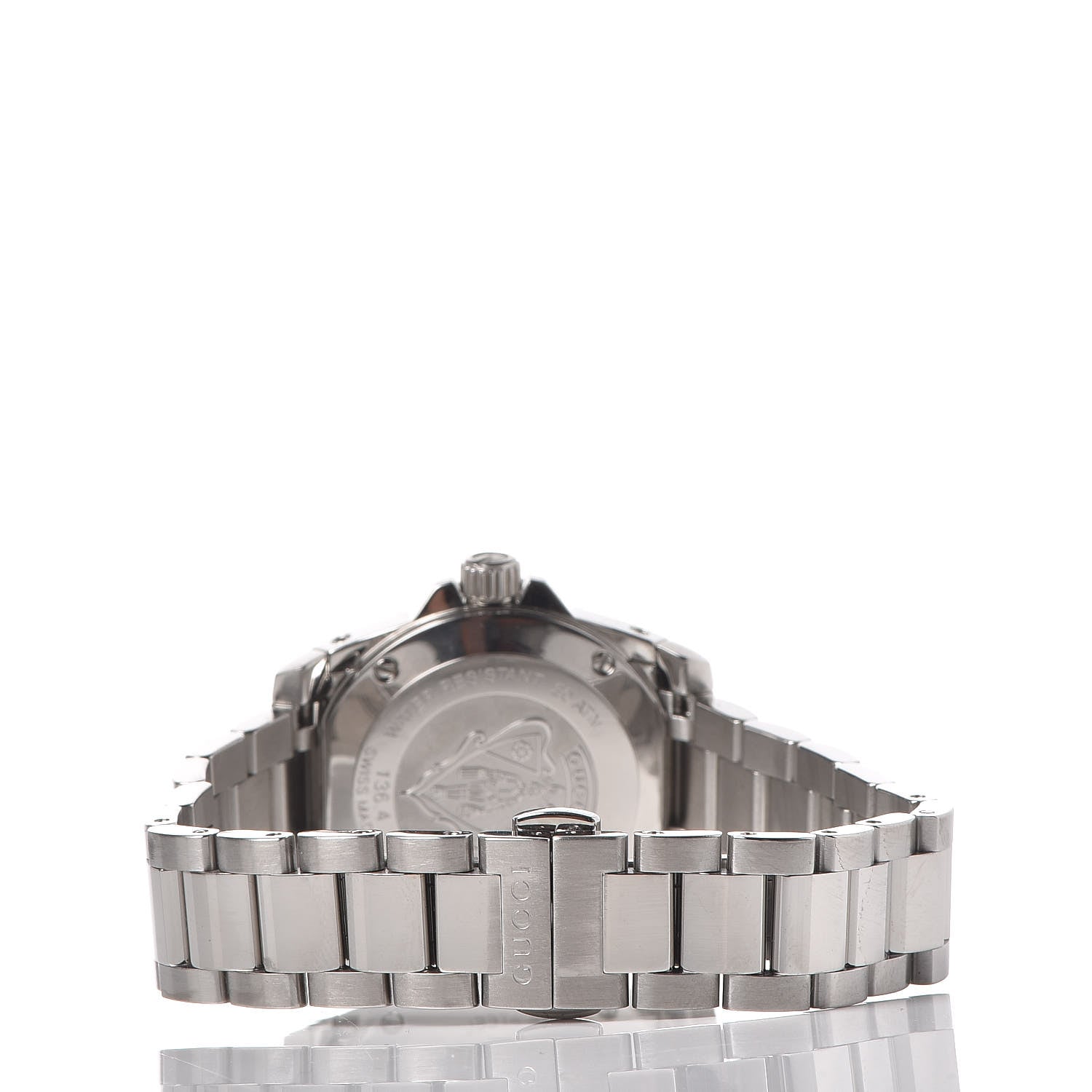 Gucci Stainless Steel 32mm Dive Quartz Watch White 4 of 7