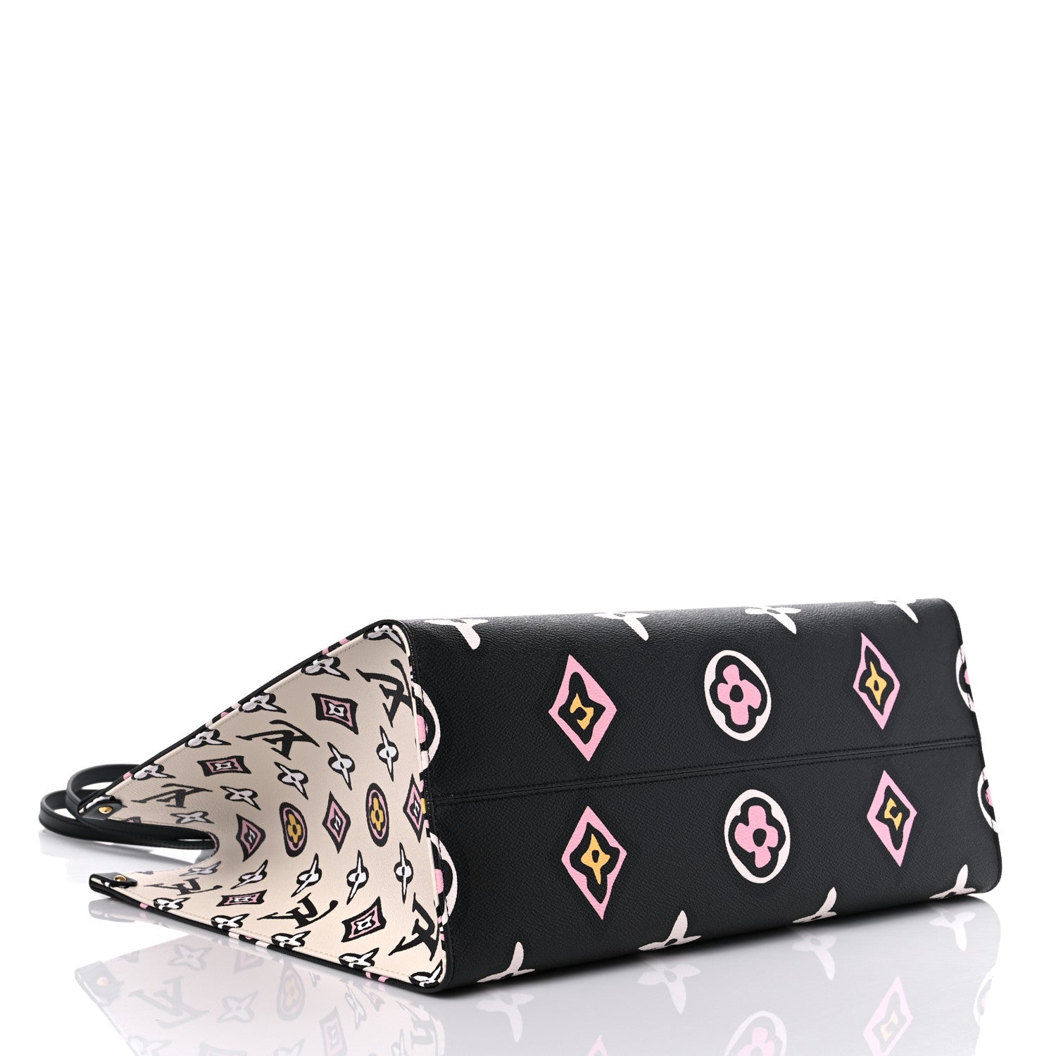 Louis Vuitton Monogram Giant Wild At Heart Onthego GM Black 4 of 8