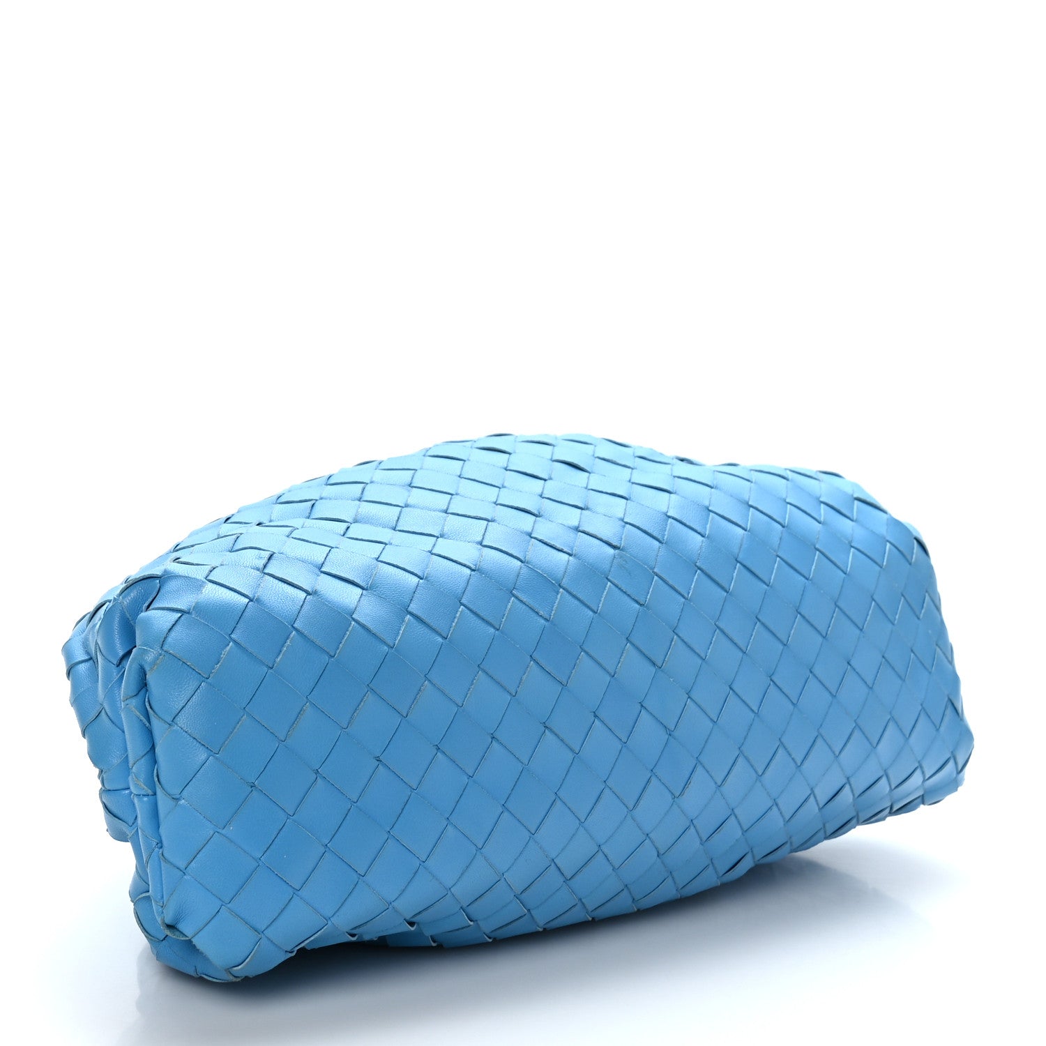 Bottega Veneta Nappa Maxi Intrecciato The Pouch Oversized Clutch Swimming Pool 4 of 8