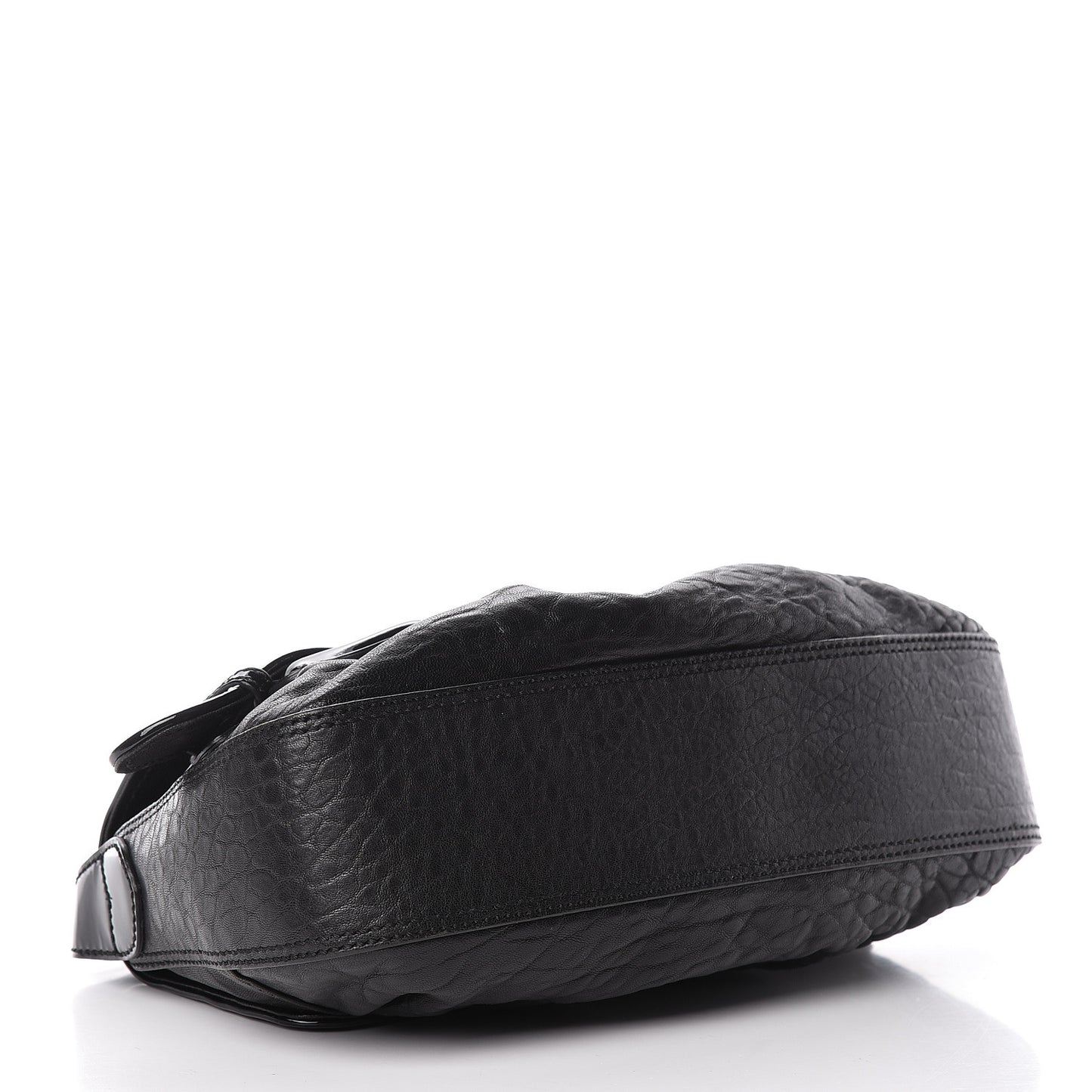 Nappa Patent B Bis Flap Bag Black
