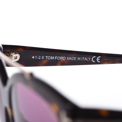 Tom Ford Livia Cat Eye Sunglasses TF518 Tortoise 6 of 8