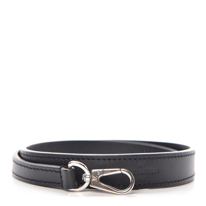 Louis Vuitton Calfskin City Steamer MM Shoulder Strap Black 1 of 5