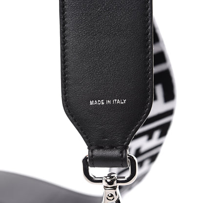 Fendi Velvet Tapestry Calfskin FF Reloaded Strap You White Black 5 of 5
