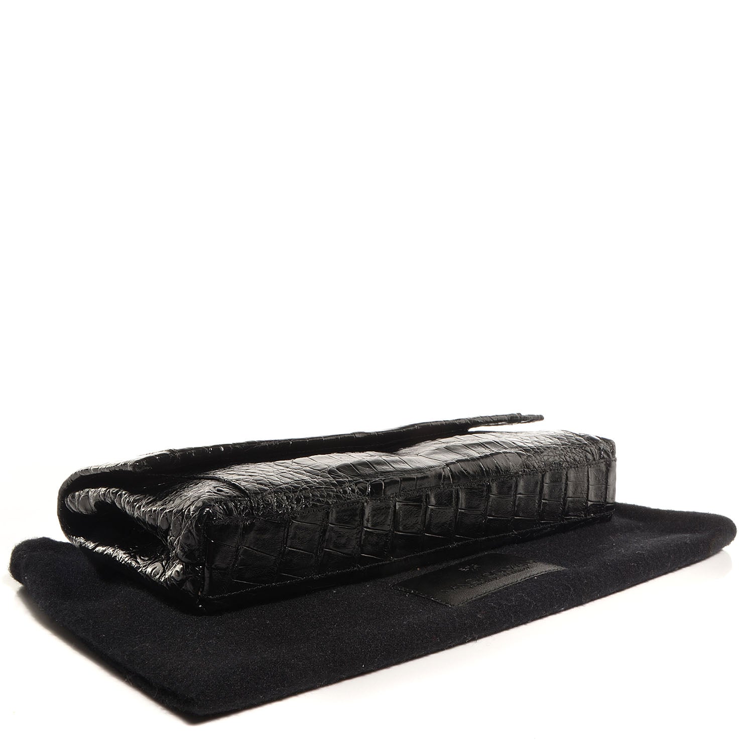 Nancy Gonzalez Crocodile Clutch Black 4 of 8