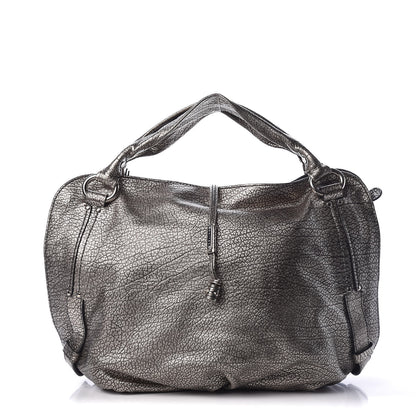 Celine Metallic Calfskin Bittersweet Hobo Pewter 1 of 12
