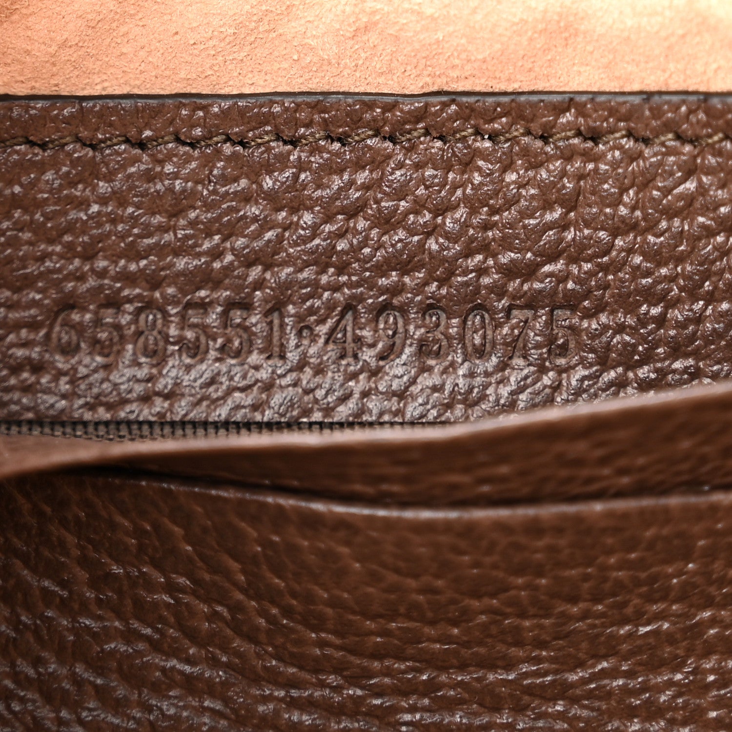 Gucci GG Supreme Monogram Textured Calfskin Web Mini Ophidia Half Moon Hobo Beige Ebony New Acero 7 of 10