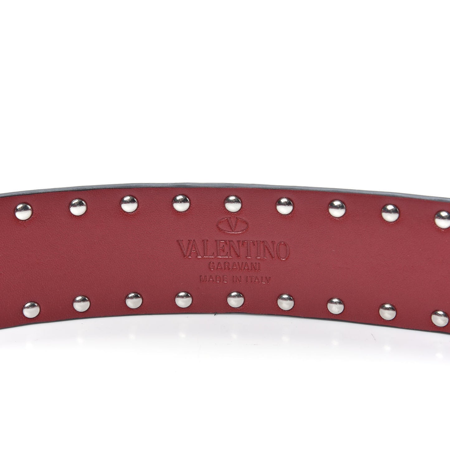 Lambskin Free Rockstud Spike Shoulder Strap Rosso Valentino