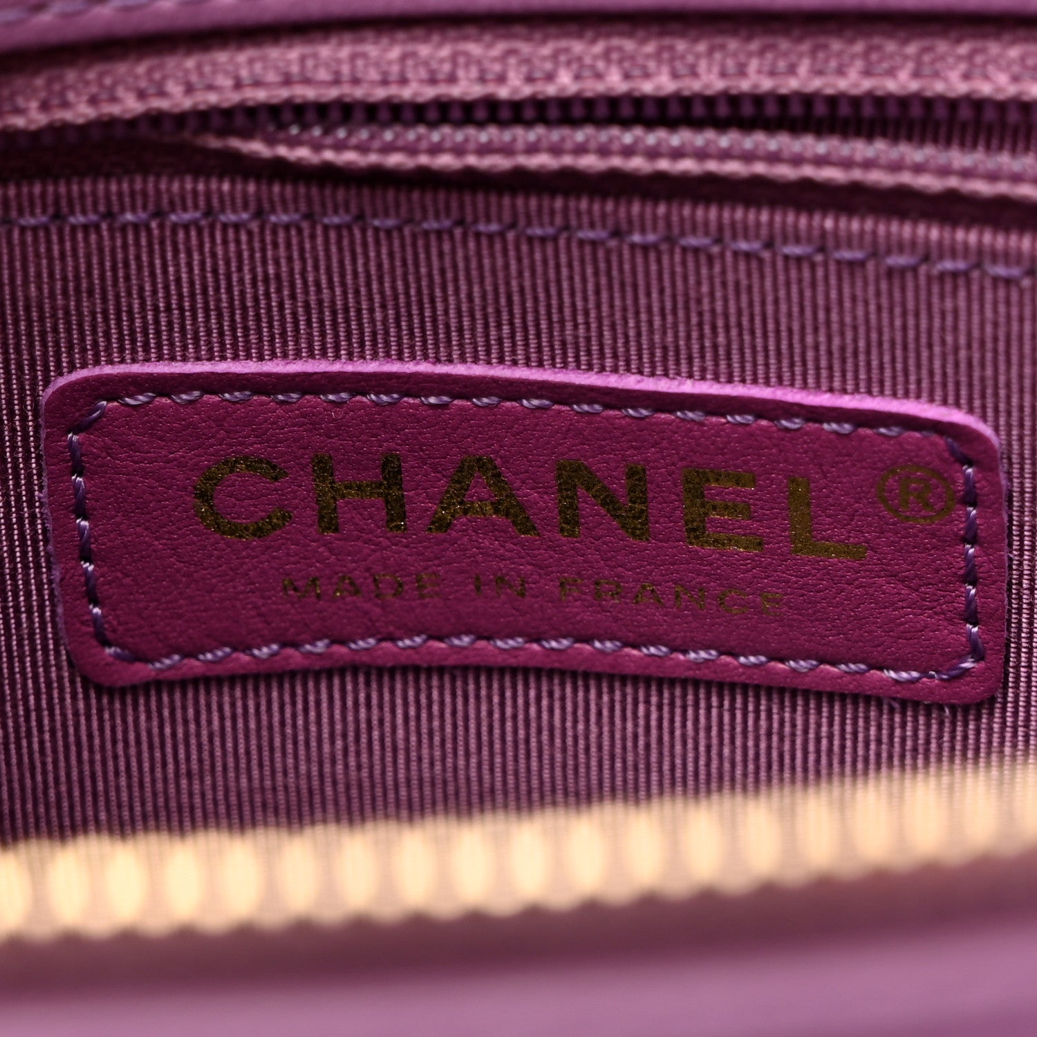 Chanel Lambskin Sleek And Chic Flap Purple 6 of 10