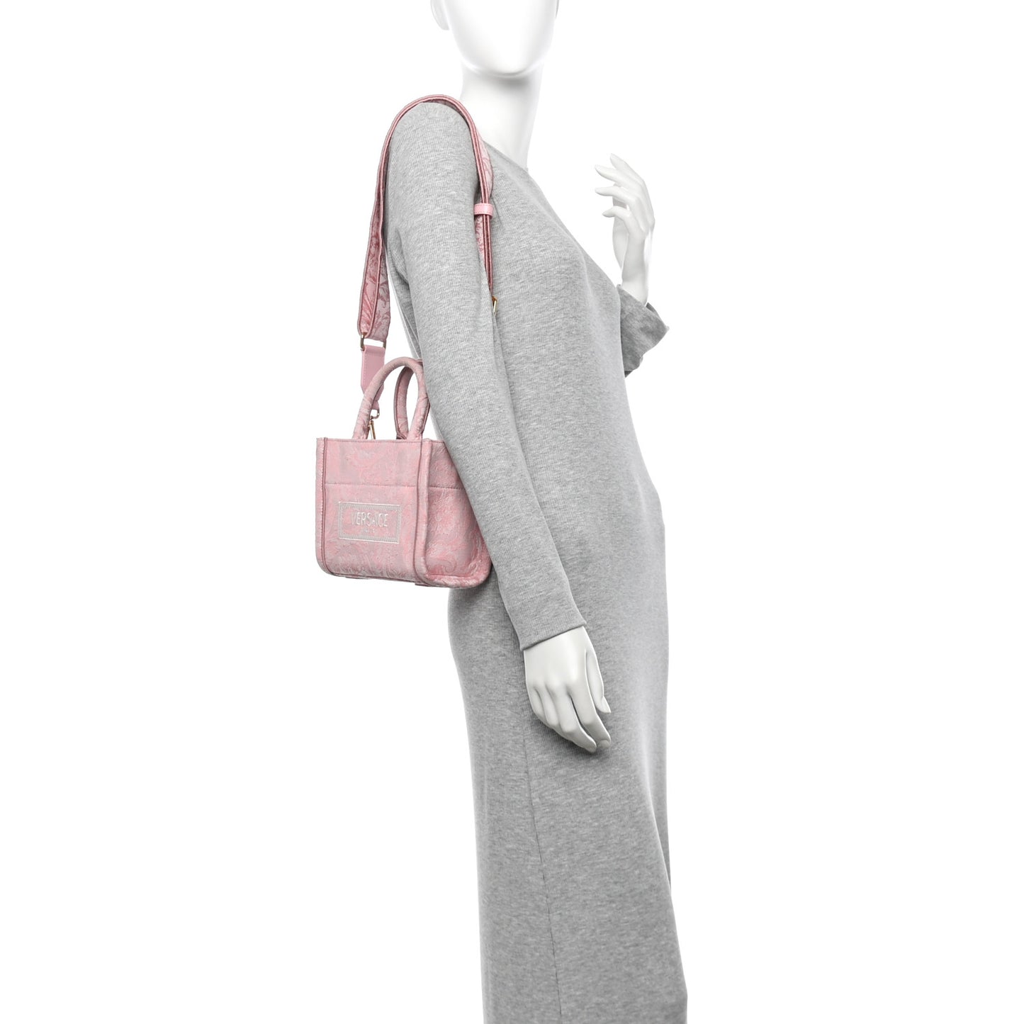 Jacquard Barocco Extra Small Athena Tote Pink