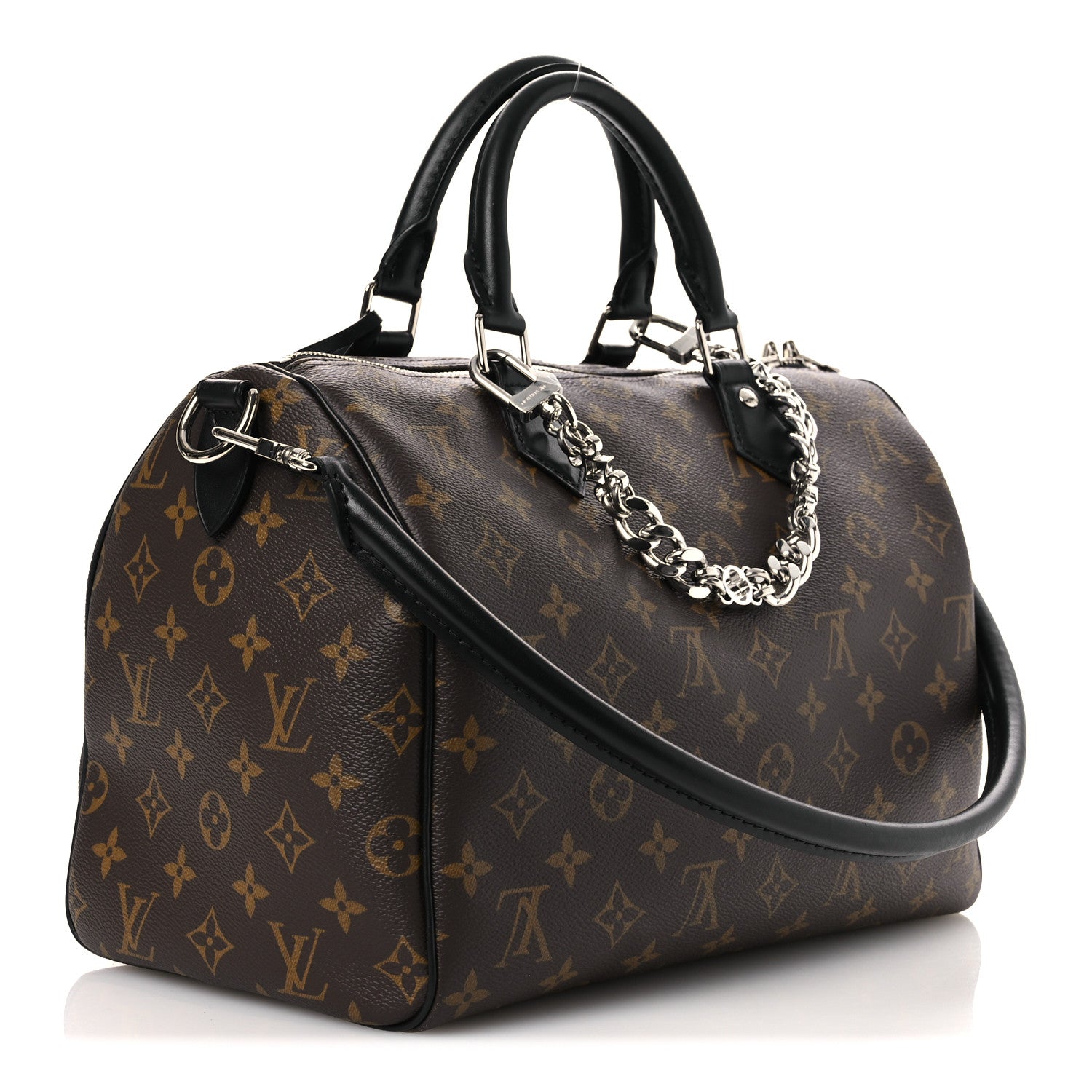 Louis Vuitton Monogram Speedy Soft 30 Dark 3 of 10
