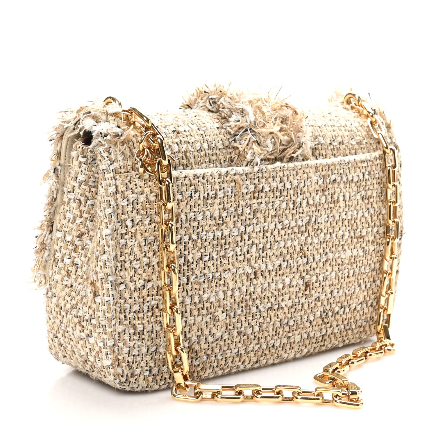 Christian Dior Tweed Medium Miss Dior Flap Beige 3 of 9
