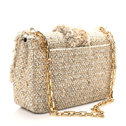 Christian Dior Tweed Medium Miss Dior Flap Beige 3 of 9