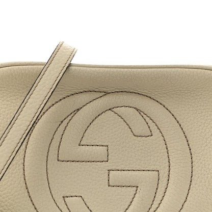 Gucci Pebbled Calfskin Small Soho Disco Bag Off White 8 of 15