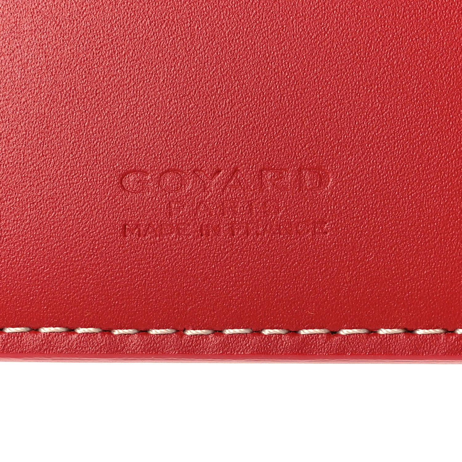 Goyard Goyardine Grenelle Passport Wallet Red 6 of 7