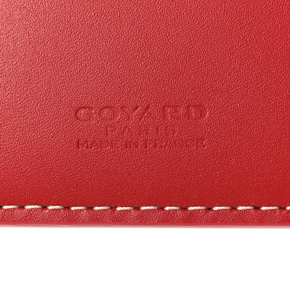 Goyard Goyardine Grenelle Passport Wallet Red 6 of 7