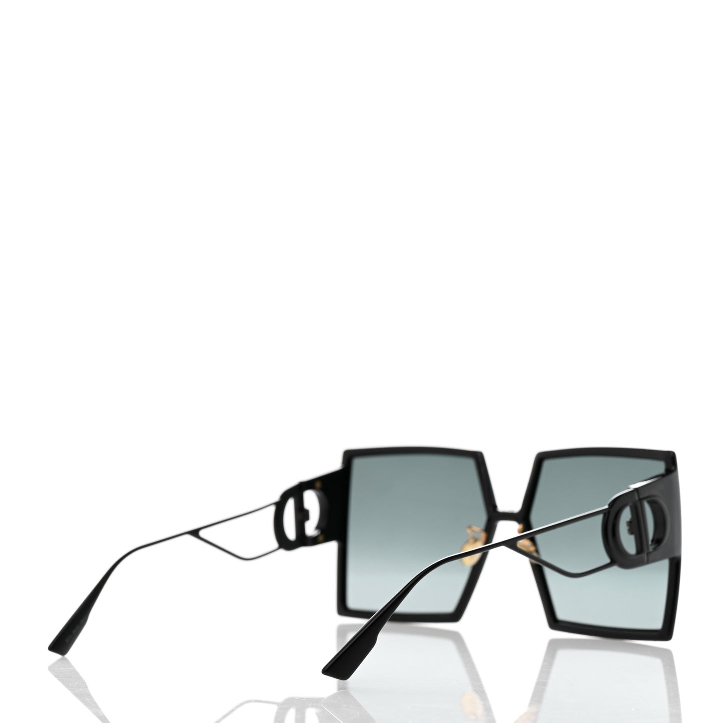 Square 30 Montaigne Sunglasses Black