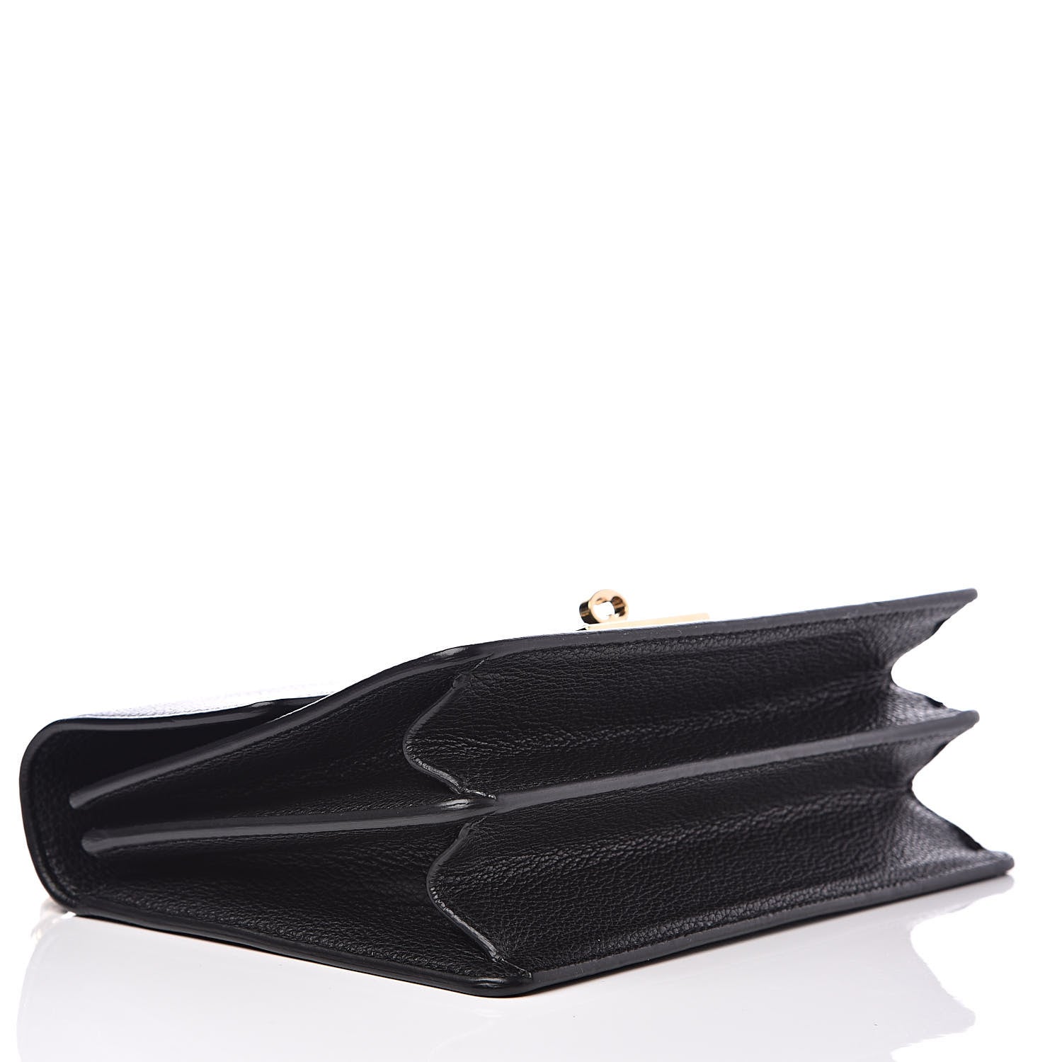 Dolce & Gabbana Grained Calfskin Rosalia Shoulder Bag Black 4 of 9