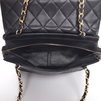 Chanel Caviar Quilted Flap Shoulder Bag Black 5 of 8