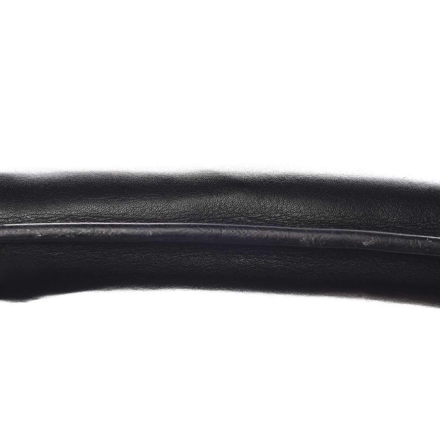 Calfskin Buckle Hobo Black