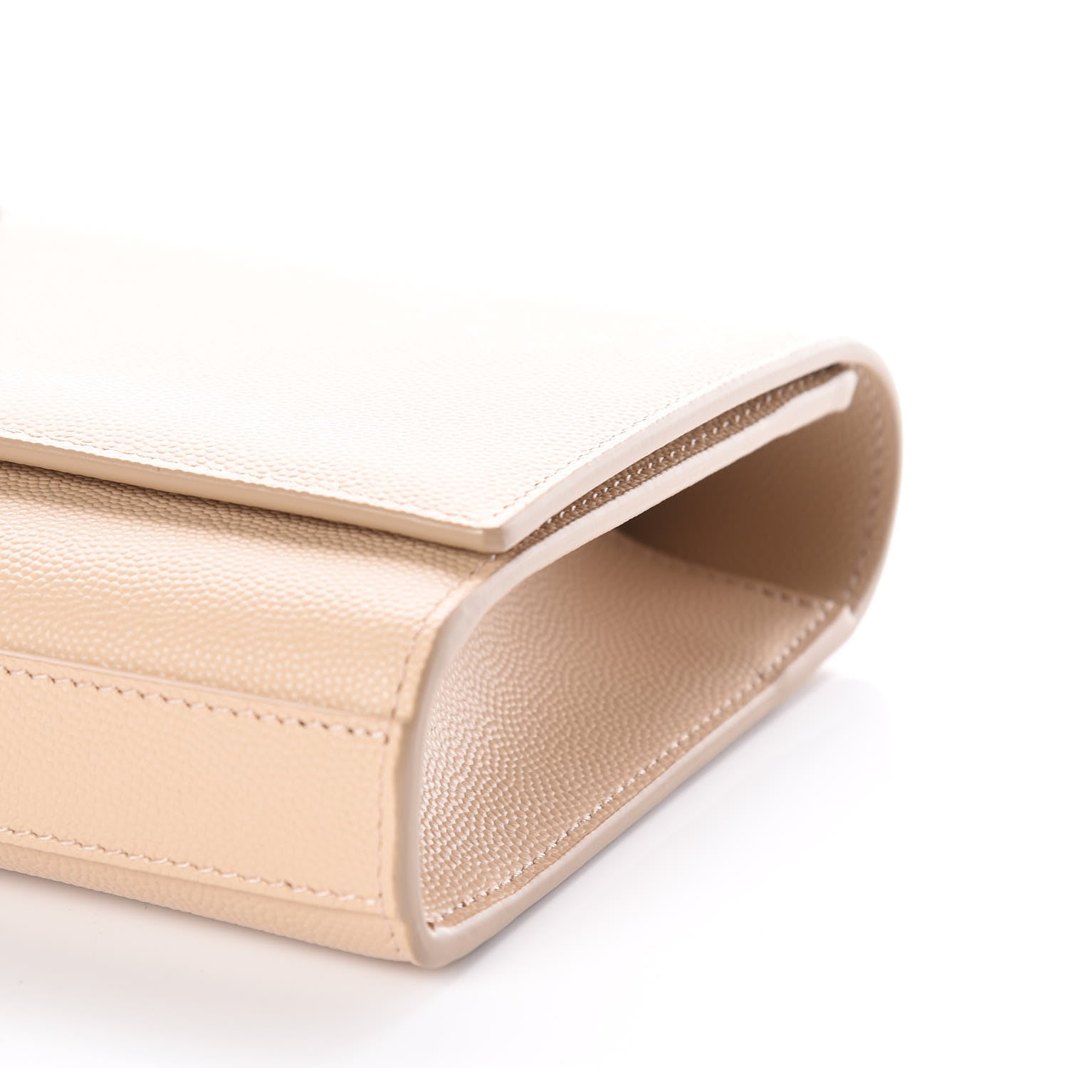 Saint Laurent Grain De Poudre Classic Monogram Cassandre Clutch Nude Powder 8 of 8